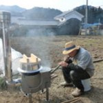 釜炊きご飯に挑戦。3回目で成功！